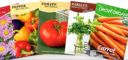 Livingston Seed Company Garden Seeds Catalog Packets Flower